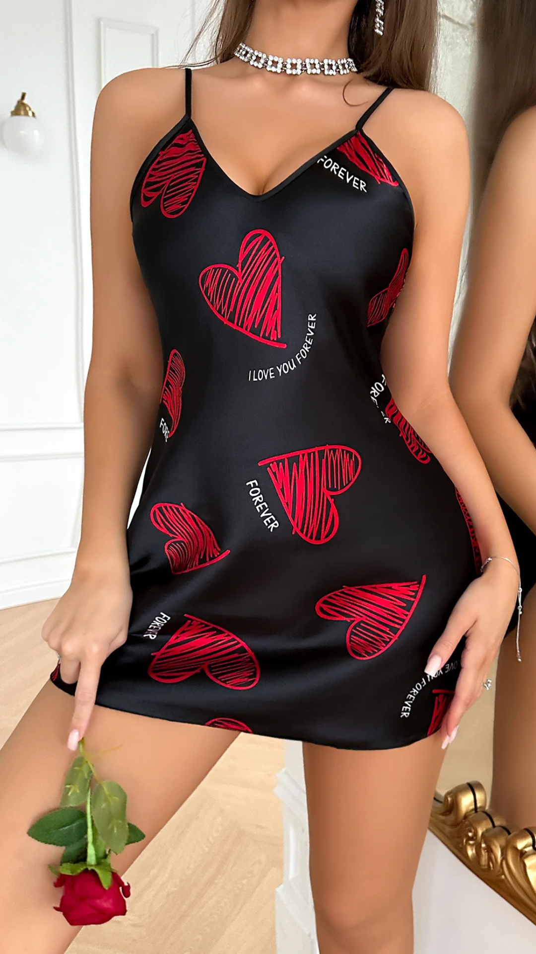 Majesty Satin Kiss Slip Nightdress